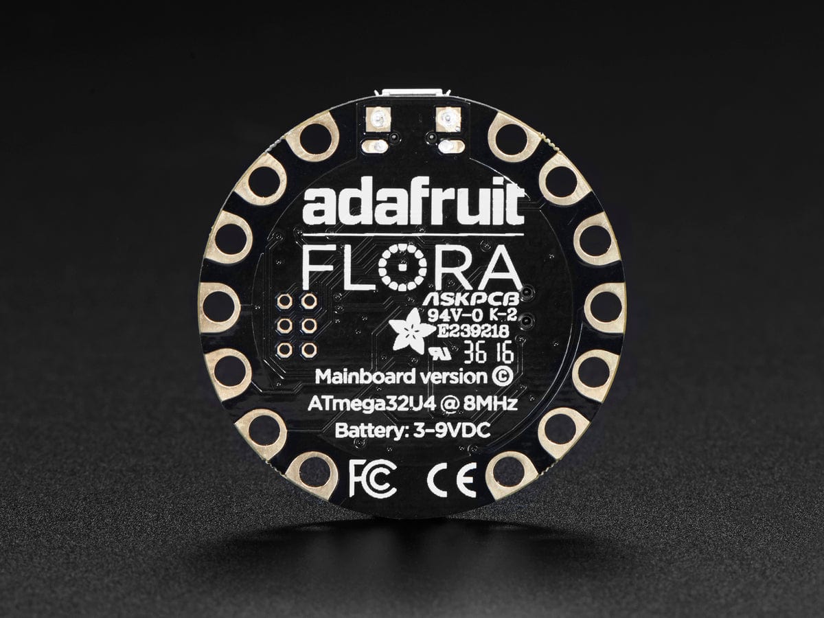 FLORA - Wearable electronic platform: Arduino-compatible - The Pi Hut