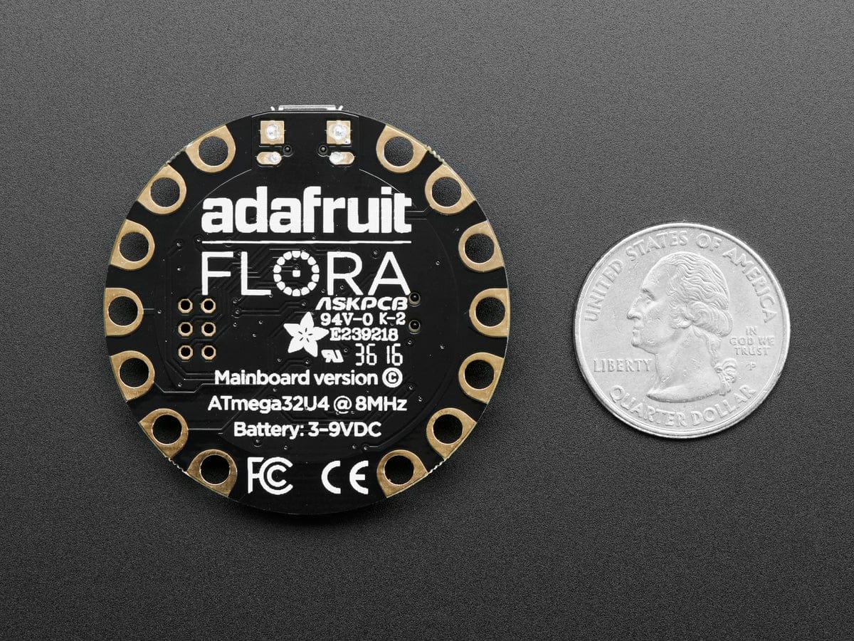 FLORA - Wearable electronic platform: Arduino-compatible - The Pi Hut