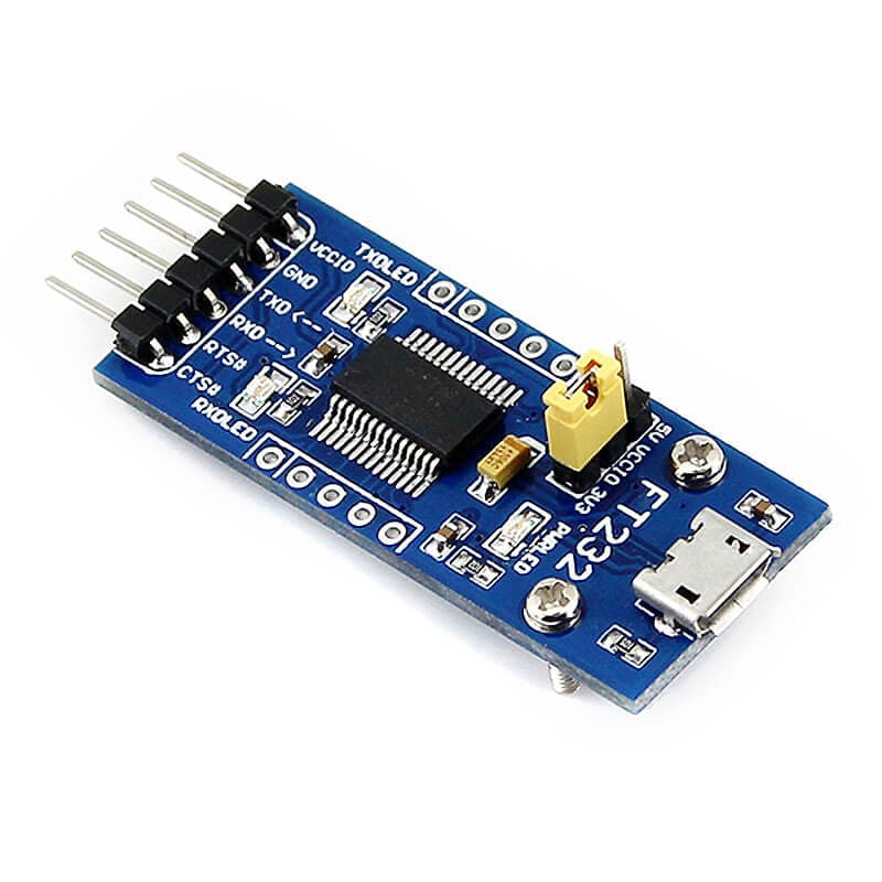 FT232 USB UART Board (Micro-USB) - The Pi Hut