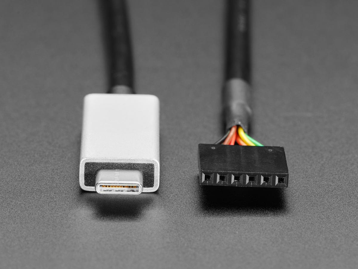 FTDI Serial TTL-232 USB Type C Cable - 3V Power and Logic - The Pi Hut