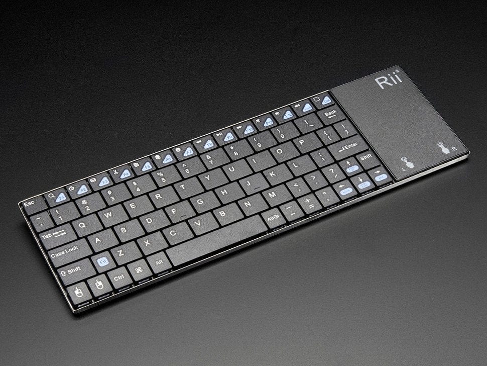 Full Size Wireless Keyboard with Trackpad - The Pi Hut