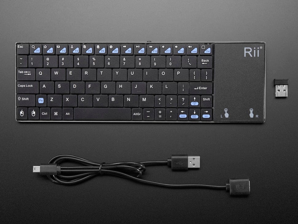 Full Size Wireless Keyboard with Trackpad - The Pi Hut