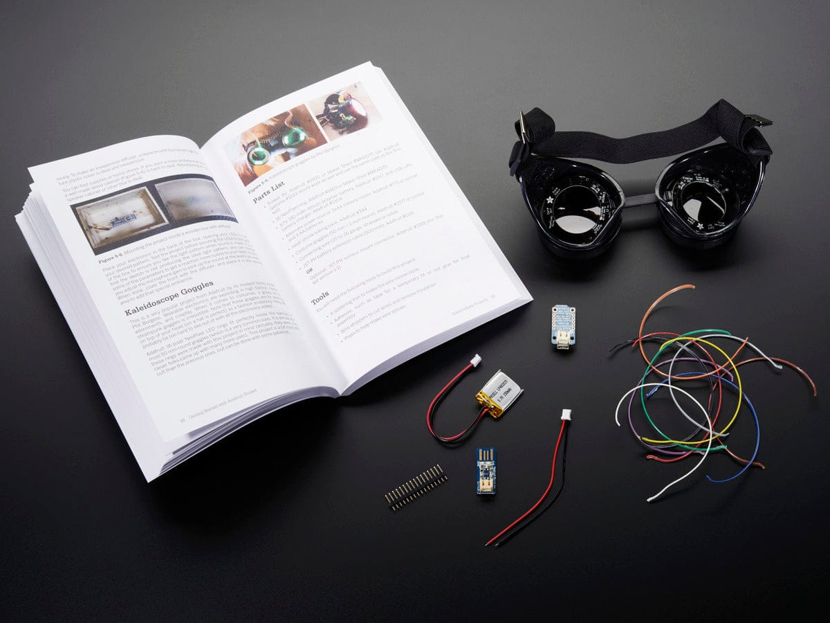 Getting Started with Trinket Book + NeoPixel Goggles Pack - The Pi Hut
