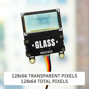 Glass Unit w/ 1.51inch Transparent OLED - The Pi Hut