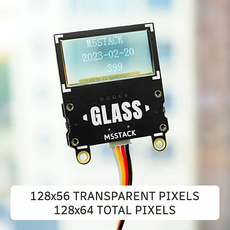 Glass Unit w/ 1.51inch Transparent OLED - The Pi Hut