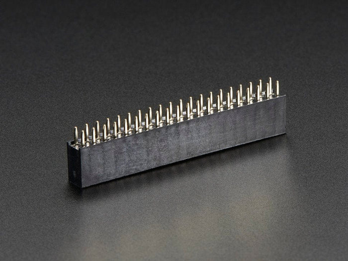 Extra-Tall Push-Fit Stacking GPIO Header for Raspberry Pi - Double ...