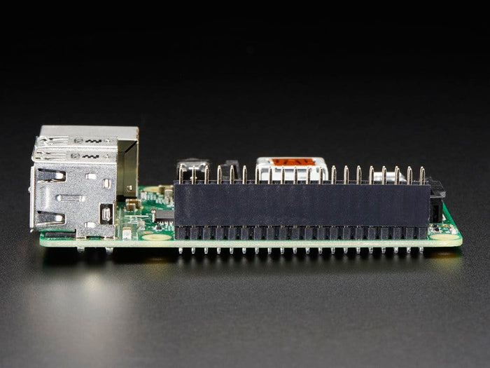Stacking Header Rpi Extra-Tall Push-Fit Stacking GPIO Header for Raspberry Pi - Double ...