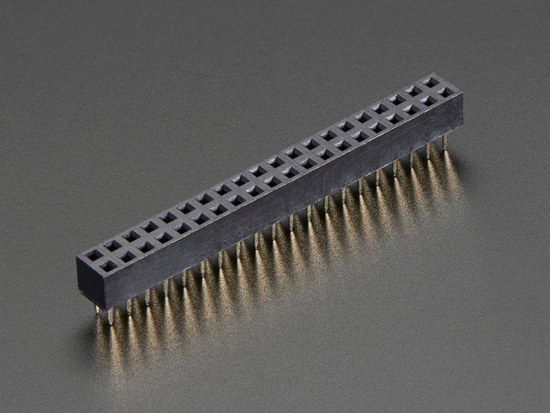 Gpio Header Protector GPIO Header for Raspberry Pi HAT - 2x20 Short Female Header - The Pi Hut