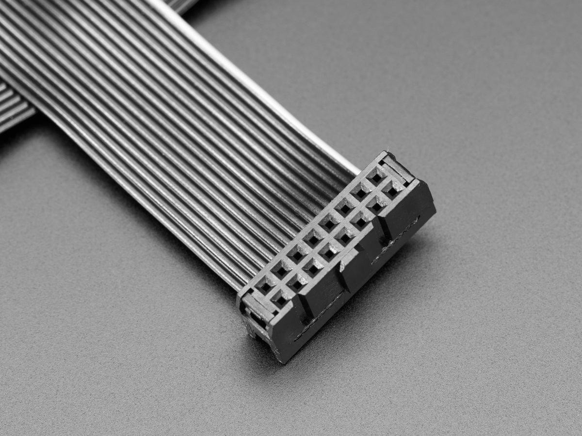 GPIO Ribbon Cable 2x8 IDC Cable - 16 pins 12" long - The Pi Hut