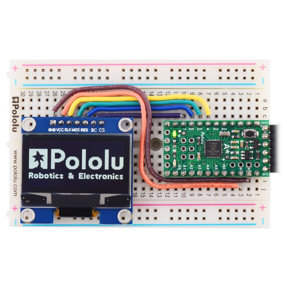 Graphical OLED Display: 128x64, 1.3", White, SPI - The Pi Hut