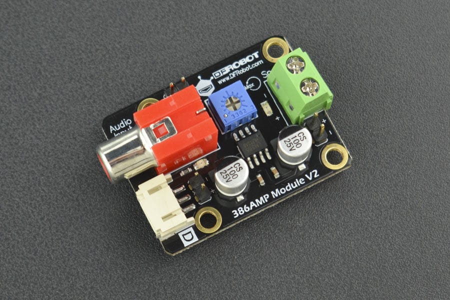 Gravity: 386AMP Audio Amplifier Module (Arduino Compatible) - The Pi Hut