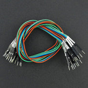 Gravity: 4-Pin M/M DuPont Line with Tag (30cm, 5 Pack) - The Pi Hut