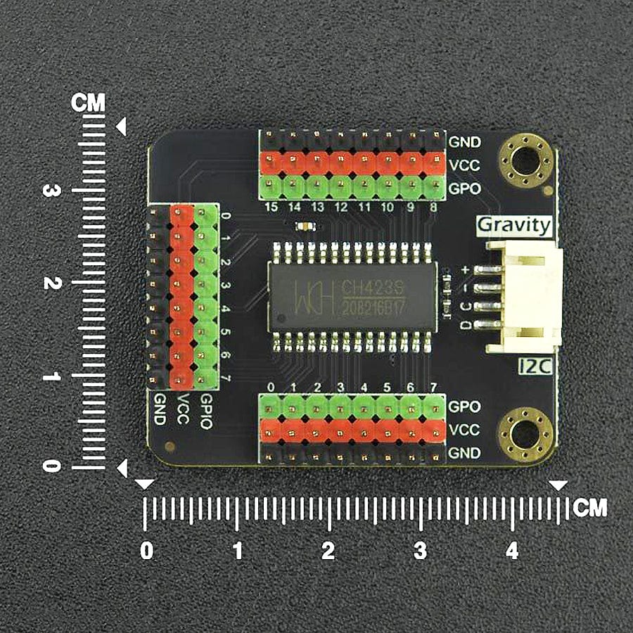 Gravity: CH423 I2C 24 Digital IO Expansion Module - The Pi Hut