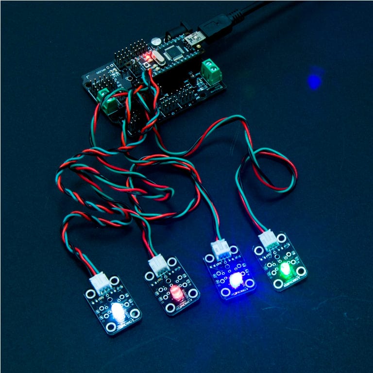 Gravity: Digital Green LED Light Module - The Pi Hut