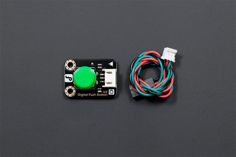 Gravity: Digital Push Button (Green) - The Pi Hut