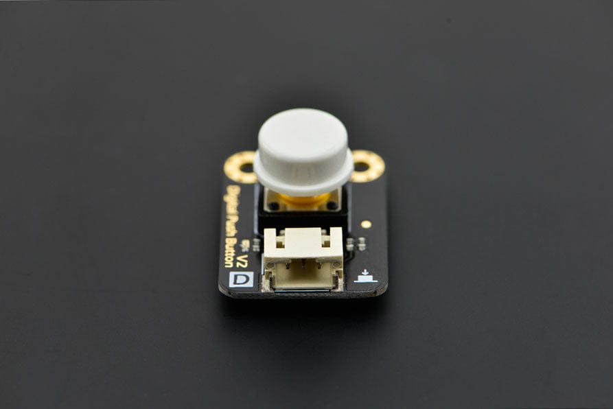 Gravity: Digital Push Button (White) - The Pi Hut