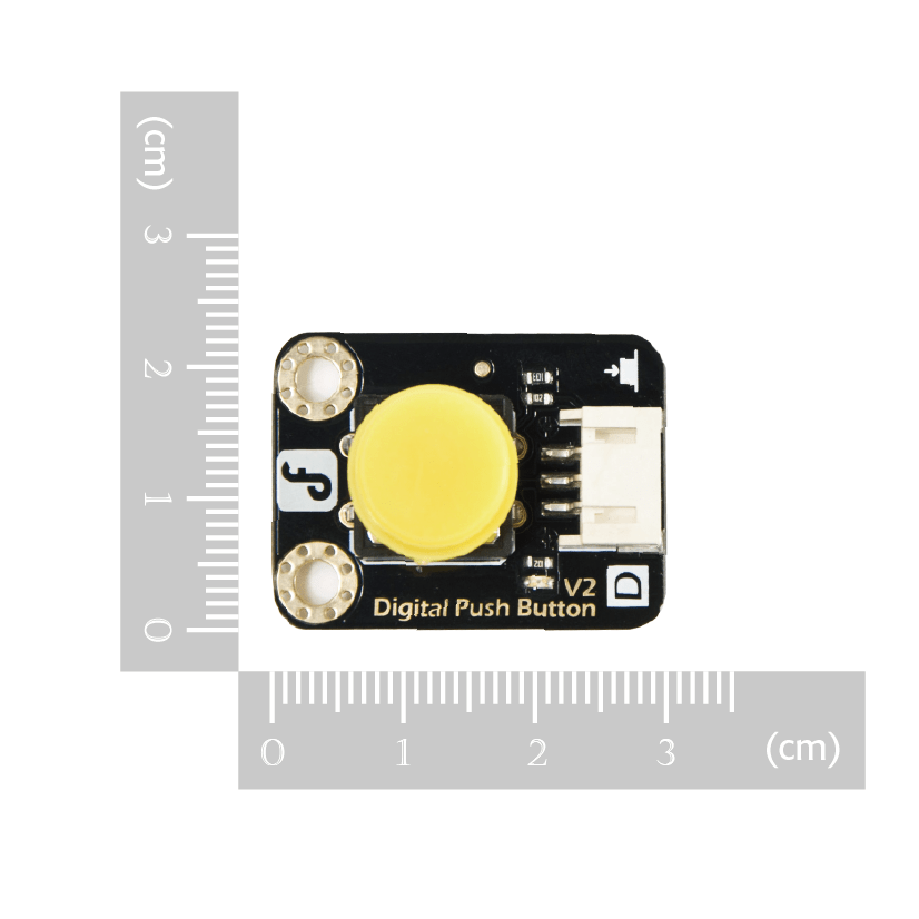 Gravity: Digital Push Button (Yellow) - The Pi Hut