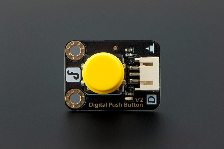 Gravity: Digital Push Button (Yellow) - The Pi Hut