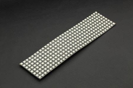 Gravity: Flexible 8x32 RGB LED Matrix - The Pi Hut