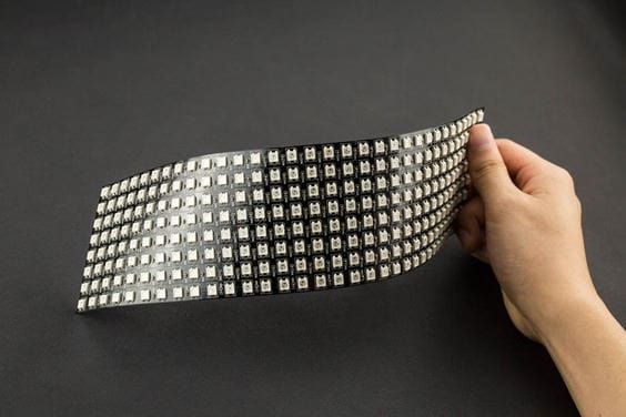 Gravity: Flexible 8x32 RGB LED Matrix - The Pi Hut