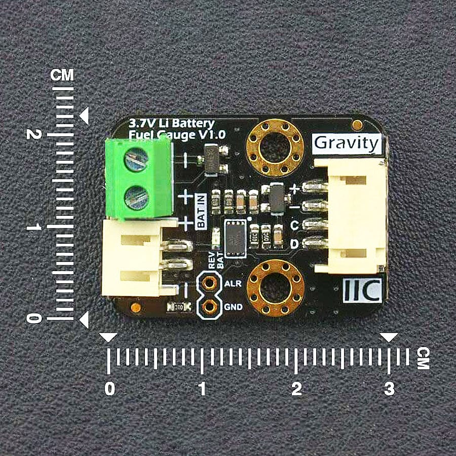 Gravity: I2C 3.7V Li Battery Fuel Gauge - The Pi Hut