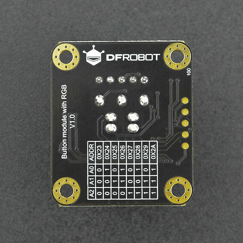 Rgb Led Button Module Gravity: I2C RGB LED Colourful Button Module - The Pi Hut