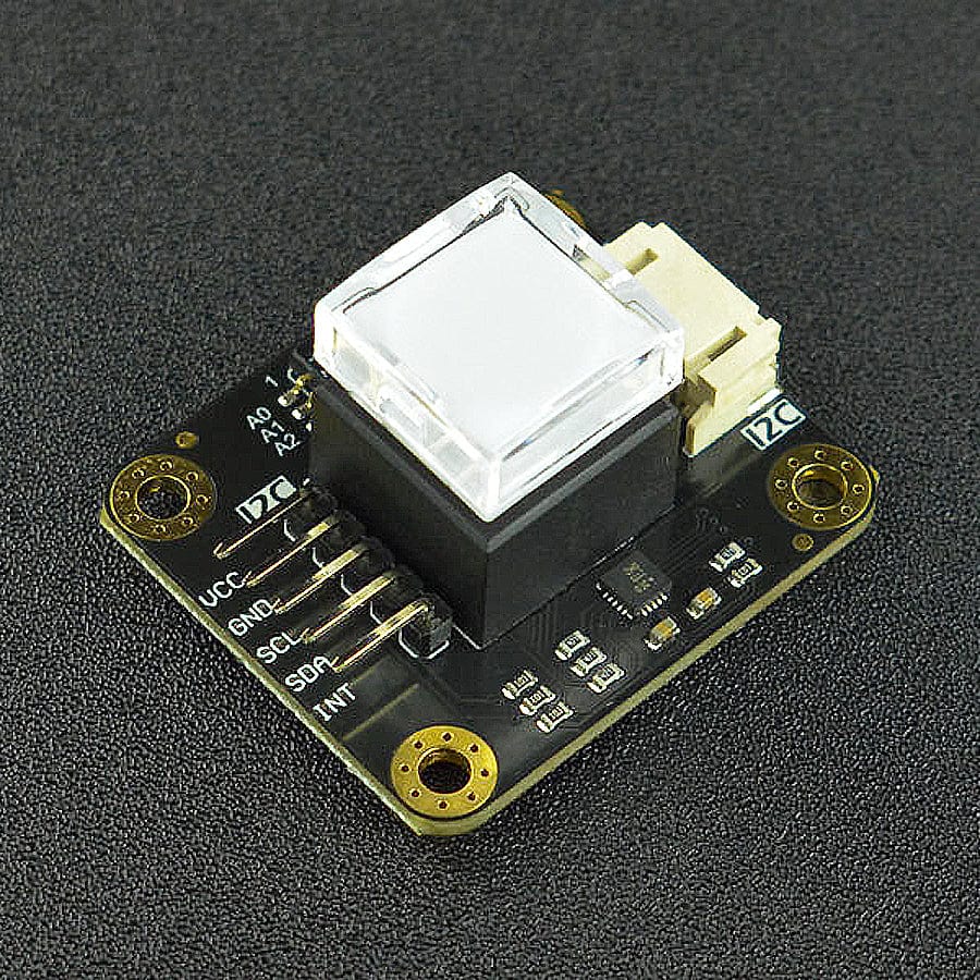 Gravity: I2C RGB LED Colorful Button Module - The Pi Hut