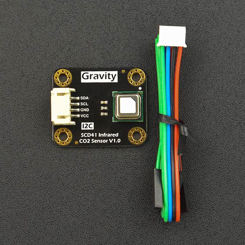 Gravity: I2C SCD41 Infrared CO2 Sensor (400 - 5000 ppm) - The Pi Hut