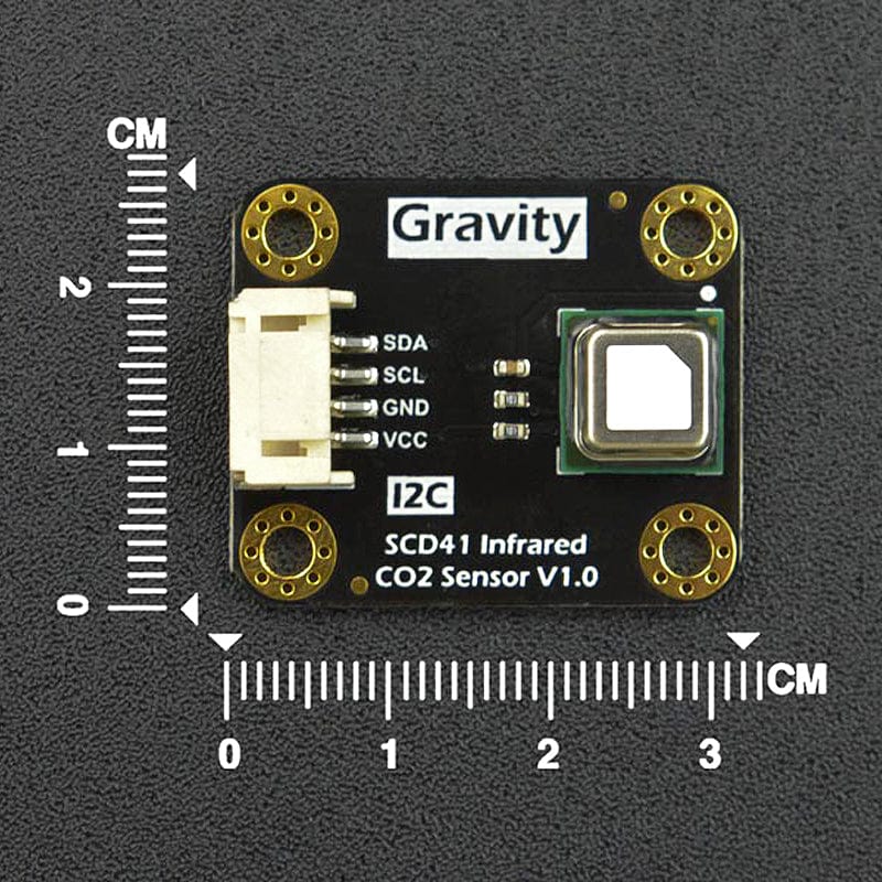 Gravity: I2C SCD41 Infrared CO2 Sensor (400 - 5000 ppm) - The Pi Hut