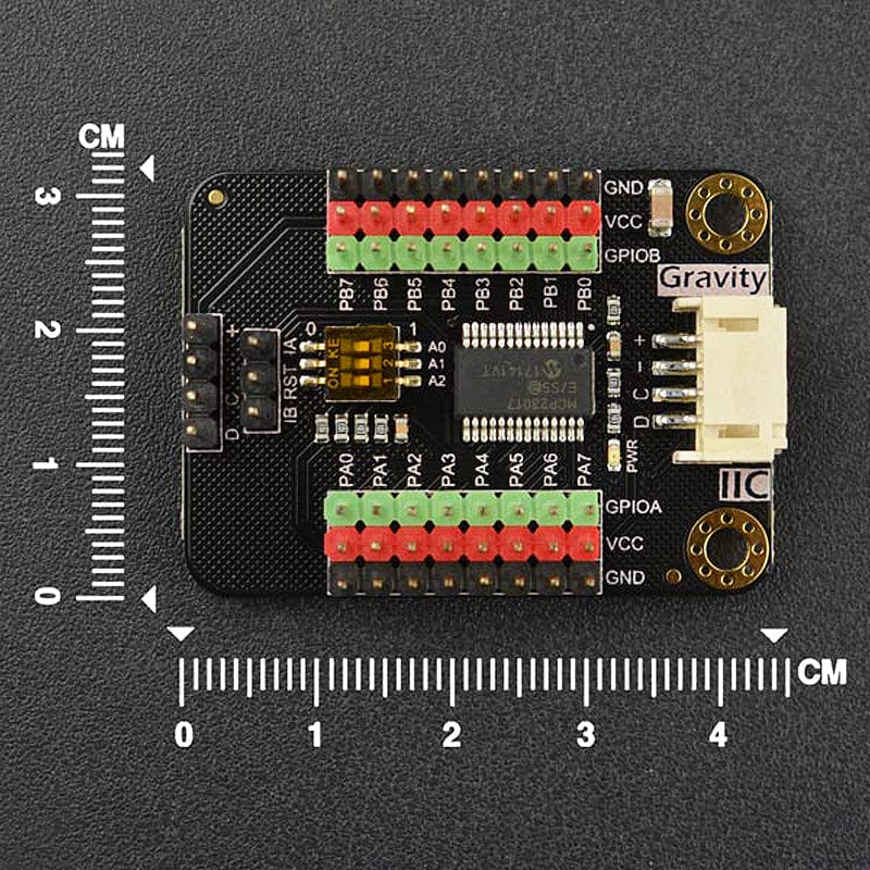 Gravity: MCP23017 I2C 16 Digital IO Expansion Module - The Pi Hut