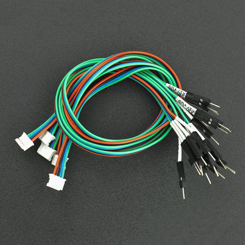 Gravity: PH2.0-Male DuPont Line with Tag (30cm, 5 Pack) - The Pi Hut