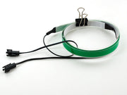 Green Electroluminescent (EL) Tape Strip - 100cm w/2 connectors - The Pi Hut