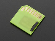 Green Shortening microSD adapter for Raspberry Pi & Macbooks - The Pi Hut