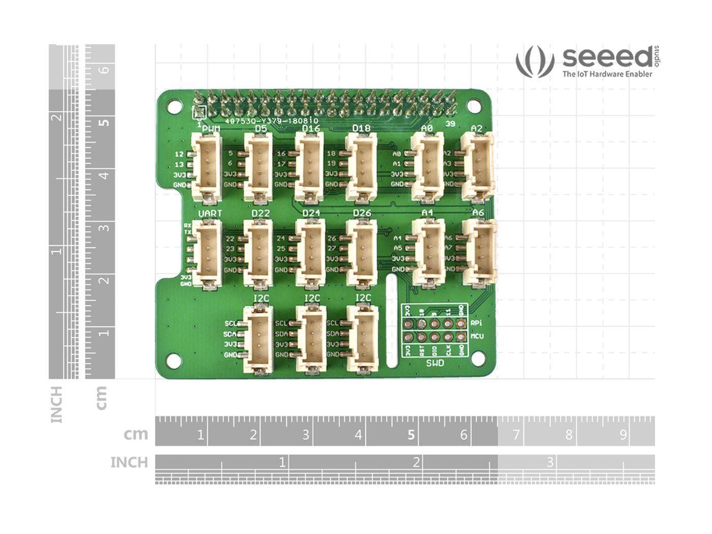 Grove - Base HAT for Raspberry Pi - The Pi Hut