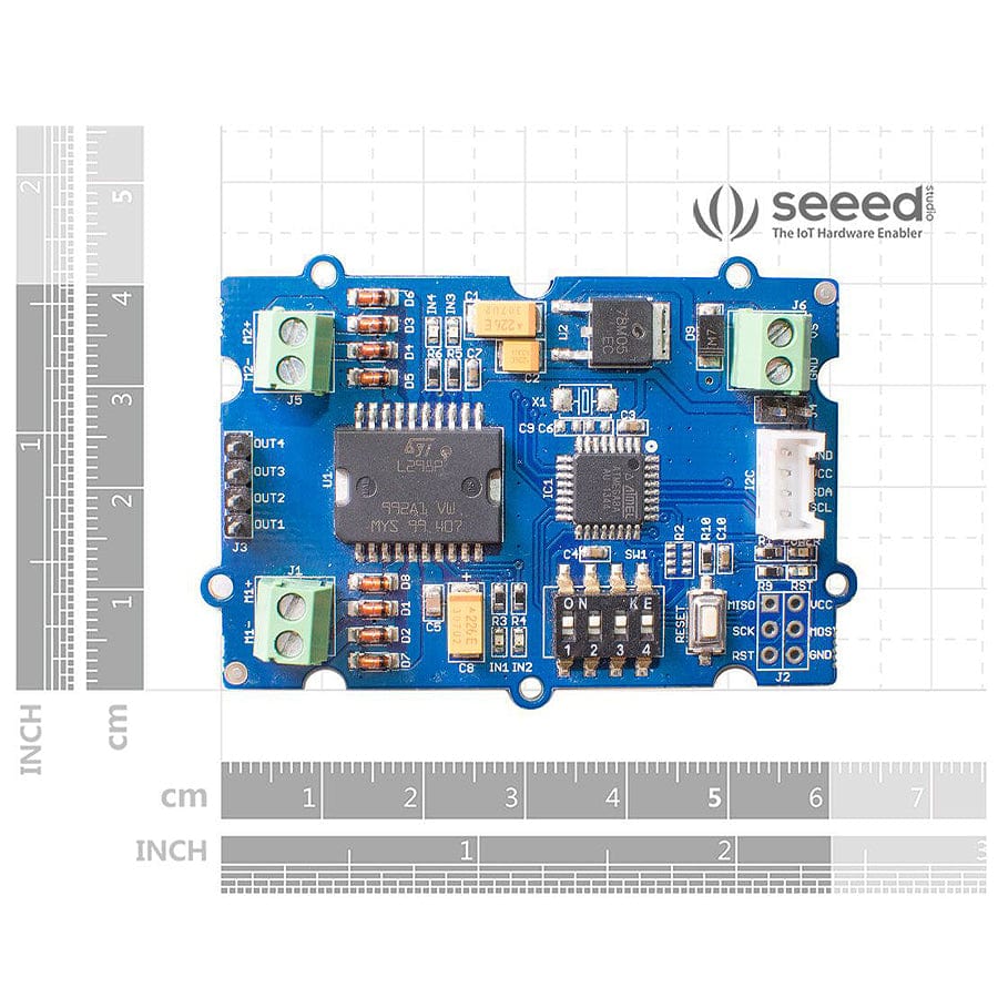 Grove - I2C Motor Driver with L298 - The Pi Hut