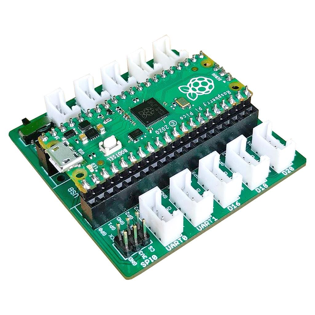 Grove Shield for Raspberry Pi Pico v1.0 - The Pi Hut