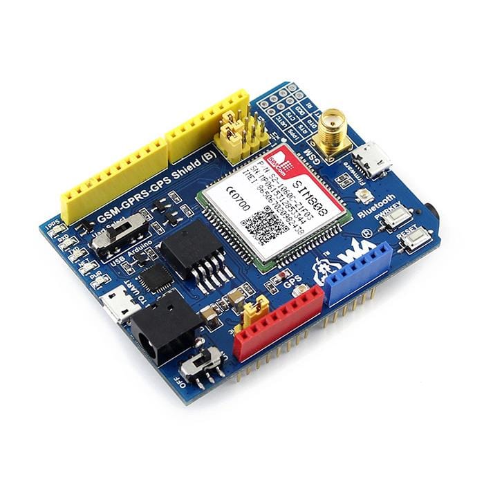 GSM/GPRS/GPS Shield for Arduino - The Pi Hut