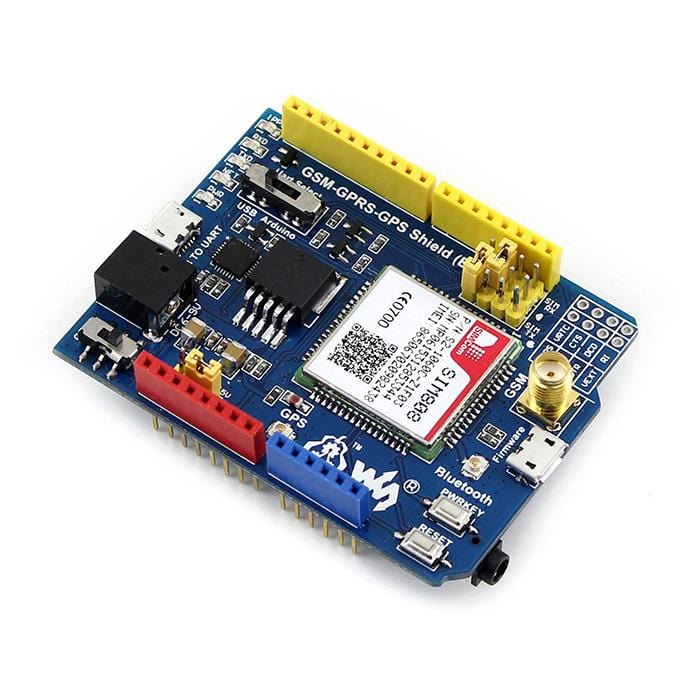 GSM/GPRS/GPS Shield for Arduino - The Pi Hut