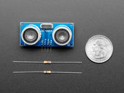 HC-SR04 Ultrasonic Sonar Distance Sensor + 2 x 10K resistors - The Pi Hut