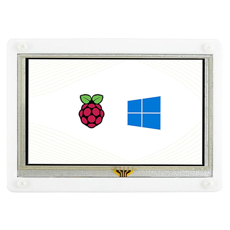 HDMI 5" 800x480 Touch Screen & Case (USB) - The Pi Hut