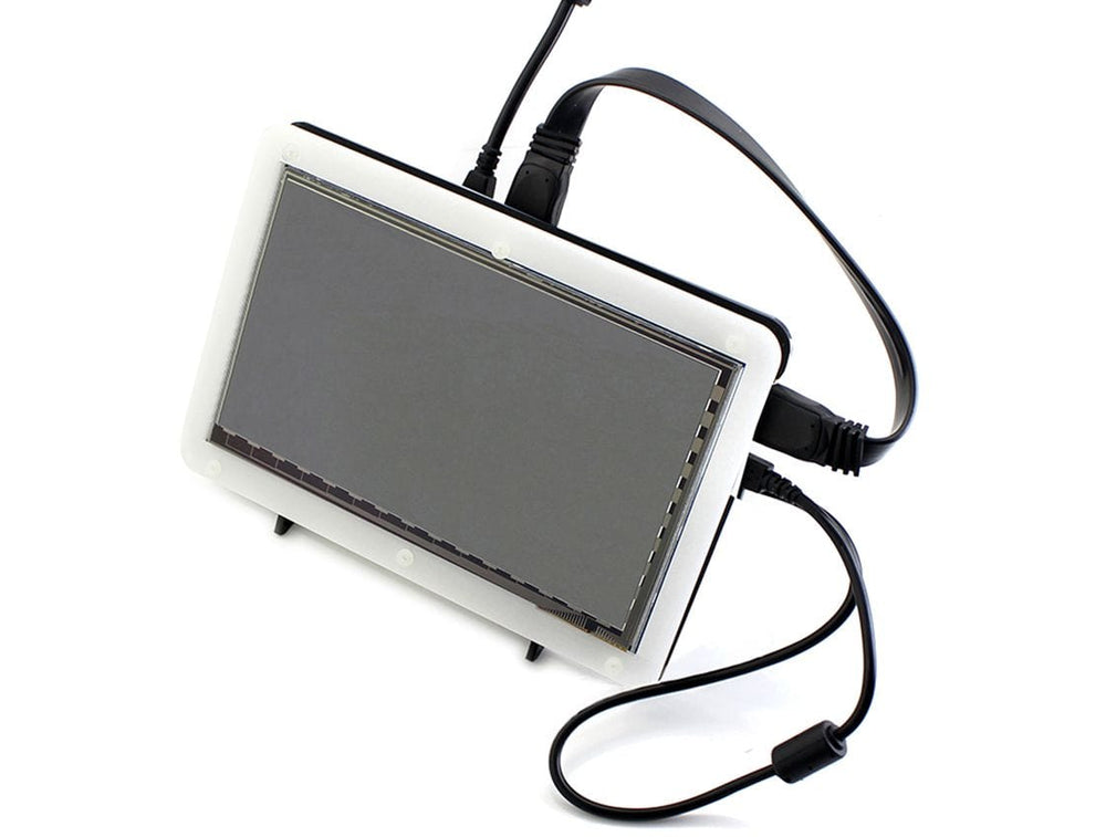 HDMI 7" 1024x600 Touch Screen & Case (USB) - The Pi Hut
