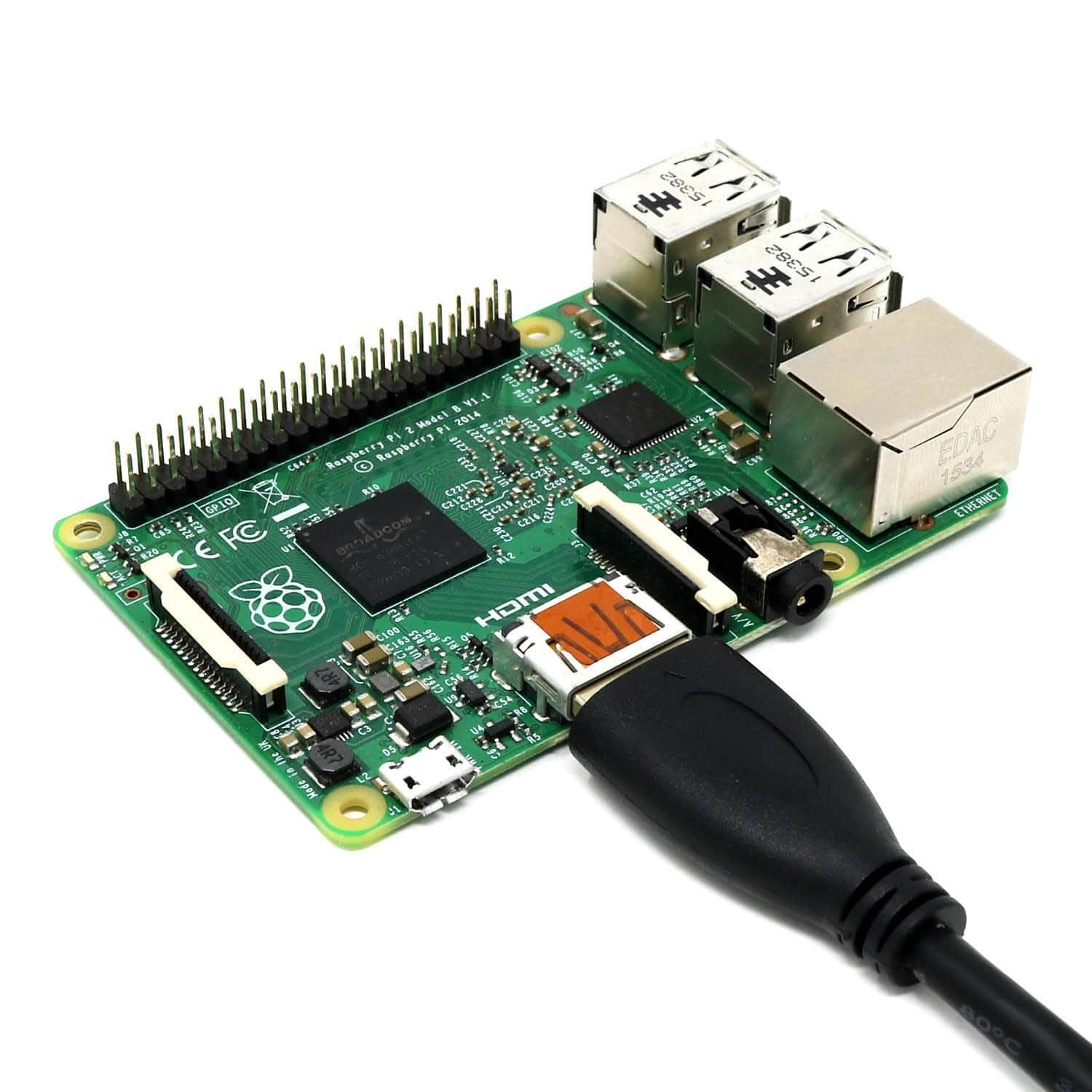 HDMI Cable for Raspberry Pi 3 - The Pi Hut