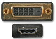 HDMI (Male) to DVI Converter (Female) - The Pi Hut