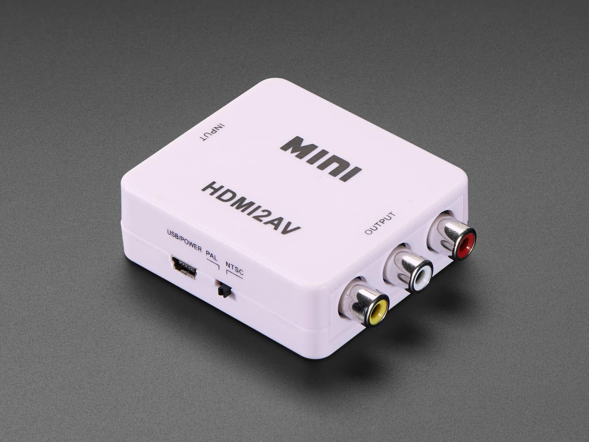 HDMI to RCA Audio and NTSC or PAL Video Adapter - The Pi Hut