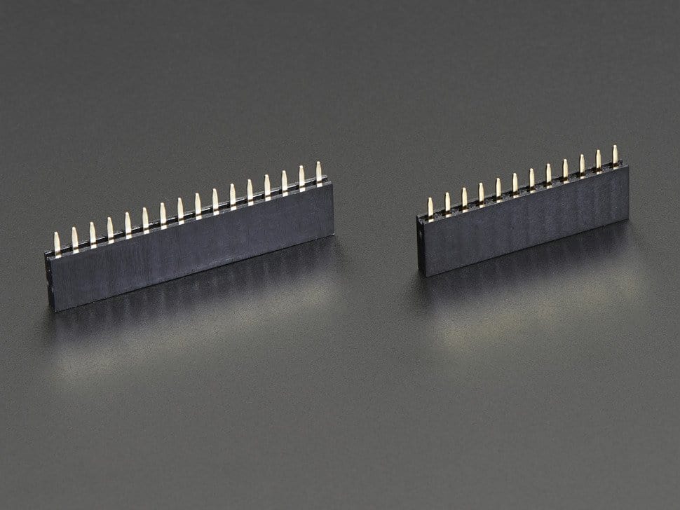 Header Kit for Feather - 12-pin and 16-pin Female Header Set - The Pi Hut