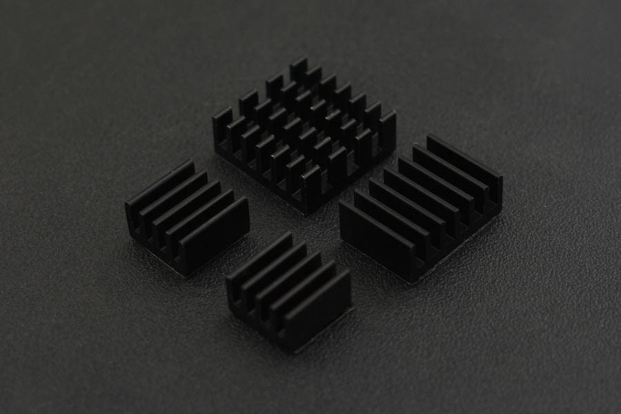 Heatsink Kit for Raspberry Pi 4B - The Pi Hut