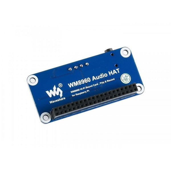 8 Channel Audio Hat Raspberry Pi Hi-Fi Sound Card HAT for Raspberry Pi (with speakers) - The Pi Hut