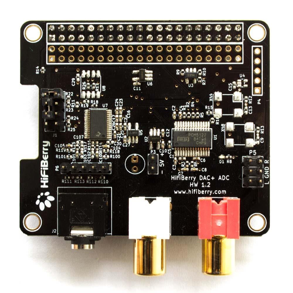 HiFiBerry DAC+ ADC - The Pi Hut