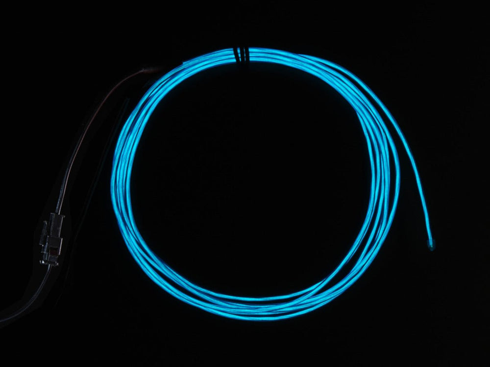 High Brightness Blue Electroluminescent (EL) Wire - 2.5 meters - The Pi Hut