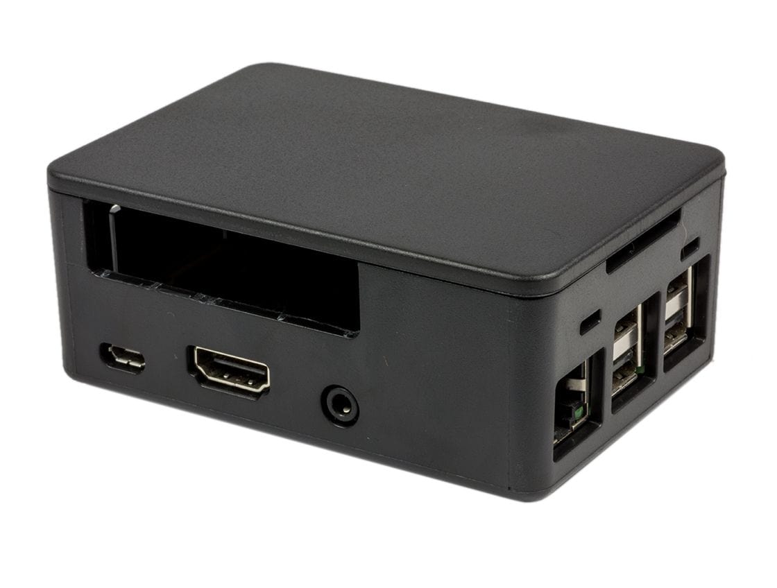 HighPi Raspberry Pi 3 Case - Black - The Pi Hut